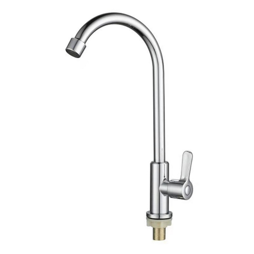 Смеситель для кухни 1/2 кер ПРОФСАН ПСМ-906-008 "КОМПЛЕКТАЦИЯ" НЕРЖ, моно, п/гайку, б/подв. САТИН