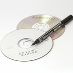 Маркер для CD и DVD BRAUBERG черный супертонкий металлический наконечник 0 5 мм (12 штук в упаковке)