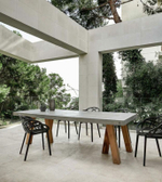 Кресло пластиковое Papatya Flora, антрацит матовый