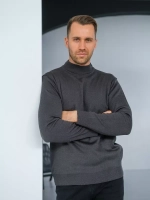 Джемпер Турция тонкий теплый с горлом