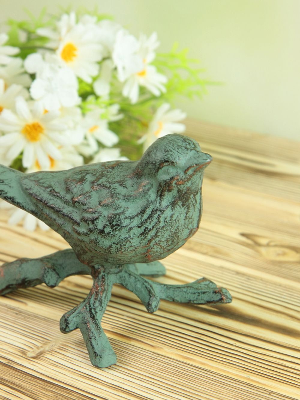 Iron Garden Фигура декоративная "Птичка поющая на ветке"