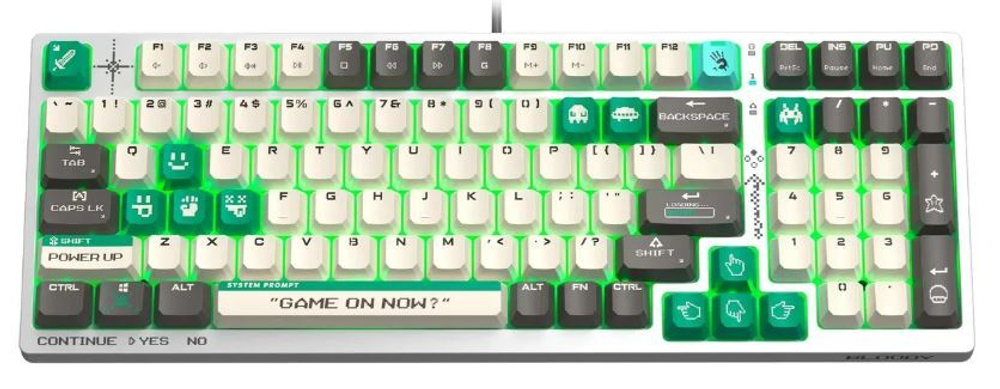 Клавиатура  A4Tech Bloody S98 Pixels Green