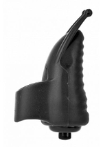 Чёрный вибростимулятор на палец Power Bee Black (Цвет: черный)