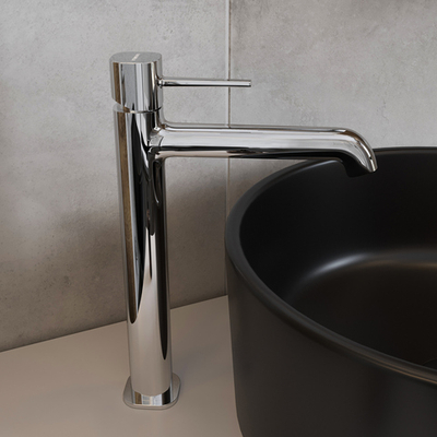 Смеситель для раковины STWORKI Эстерсунд S31020CR + донный клапан SW-001CR хром