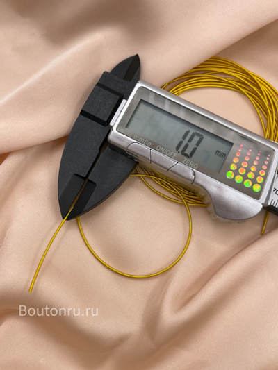 Канитель золотая 1 мм 10 грамм