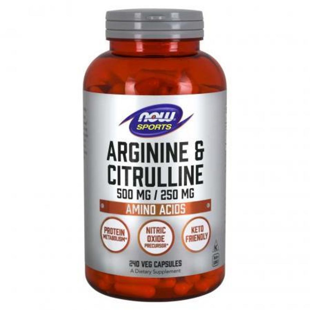 Arginine 500 mg &amp; Citrulline 250 mg 240 caps