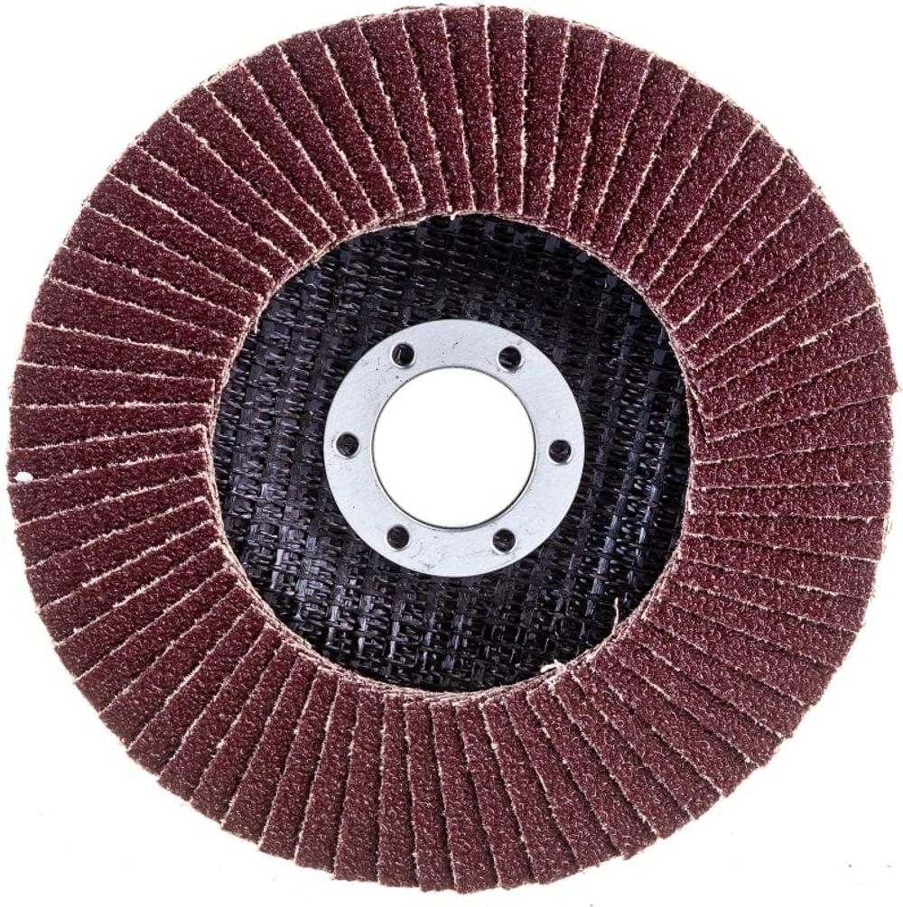 Круг лепестковый торцевой КЛТ-1, зернистость Р40(40Н), 125 х 22.2 мм, "БАЗ" Россия, 74004 ---