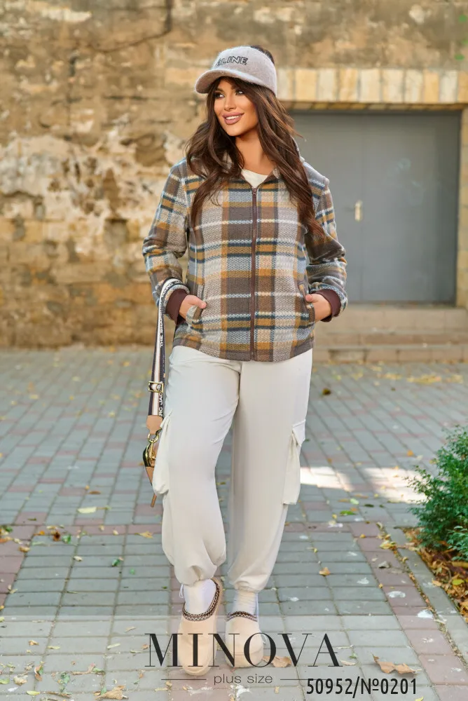 Кардиган 0201-коричневый Minova