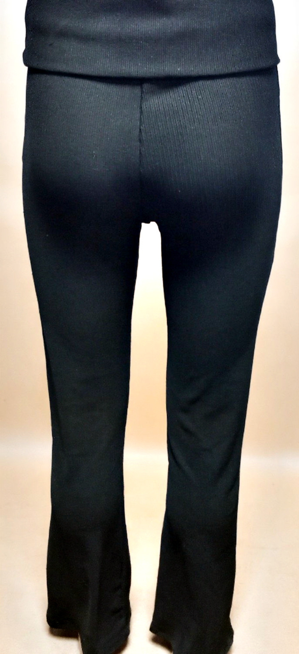 Лосины мини-клёш с поясом, цвет чёрный, размеры 42-50