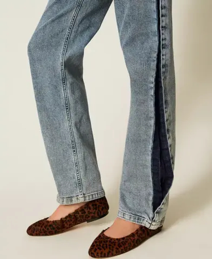 TWINSET Джтинсы с декоративными разрезами