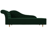 Кушетка Камерон левая, Зеленый, Велюр, 110093L
