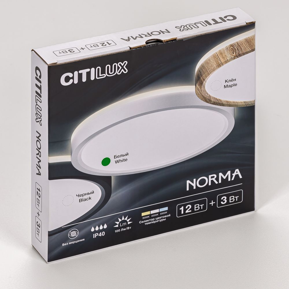 Citilux NORMA CL748180 LED Светильник с подсветкой Белый