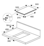 Индукционная варочная панель Bertazzoni P302IB2NE