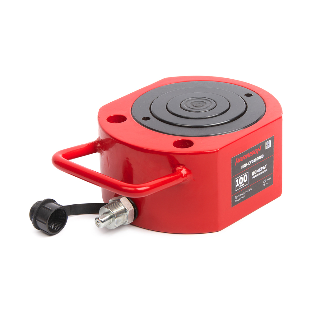 HRH-CY0210060 Гидравлический цилиндр (домкрат), многоступенчатый, однополостной 100 т, ход 69 мм
