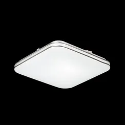 3020/EL TAN SN 213 Светильник пластик/хром LED 72Вт 3000-6500K 535х535 IP43 пульт ДУ/ LampSmart LONA