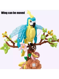 Конструктор Попугай в цветах 1162 детали