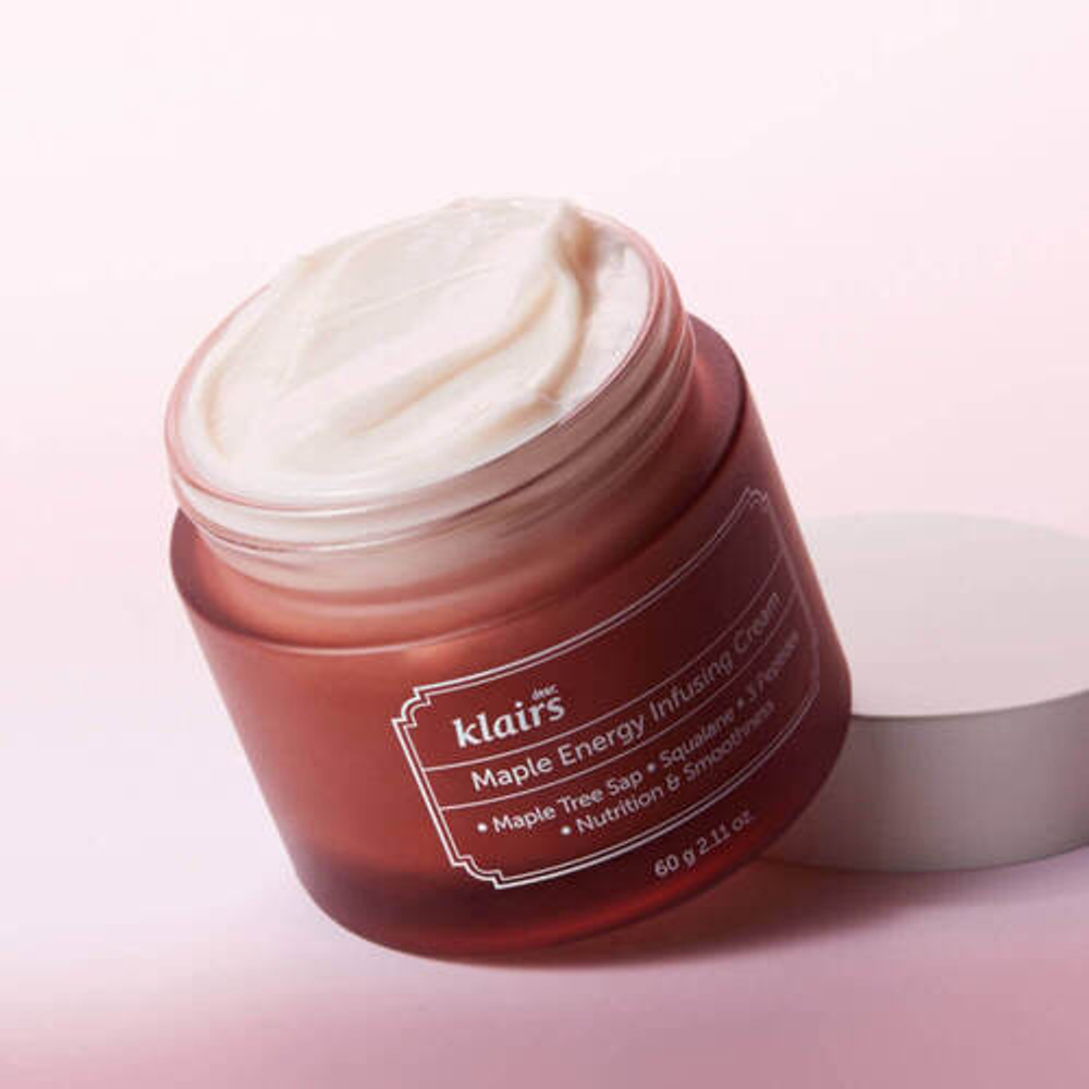 Dear, Klairs Питательный крем с кленовым соком - Maple Energy Infusing Cream, 60 г