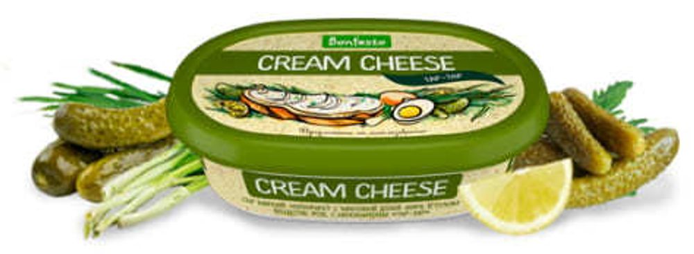 Белорусский сыр мягкий &quot;Cream Cheese&quot; 170г. Тар-тар - купить с доставкой на дом по Москве и области