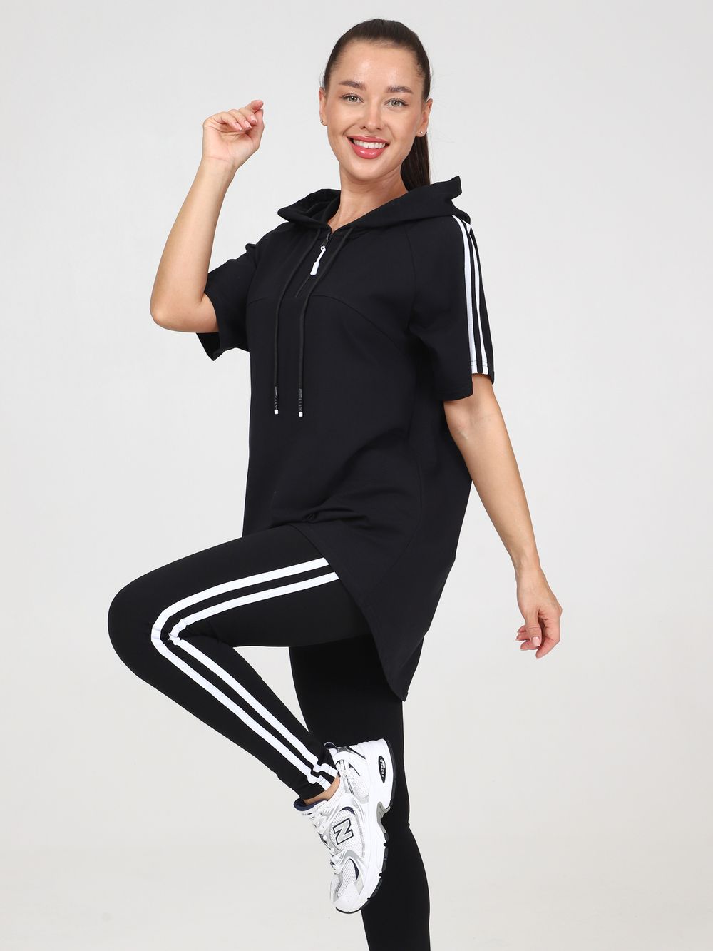 Стрейчинг - костюм черный Iv-capriz (Акция)