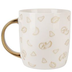 Кружка "Фруктовый сад.Арбуз" v=350мл (фарфор) (подарочная упаковка)