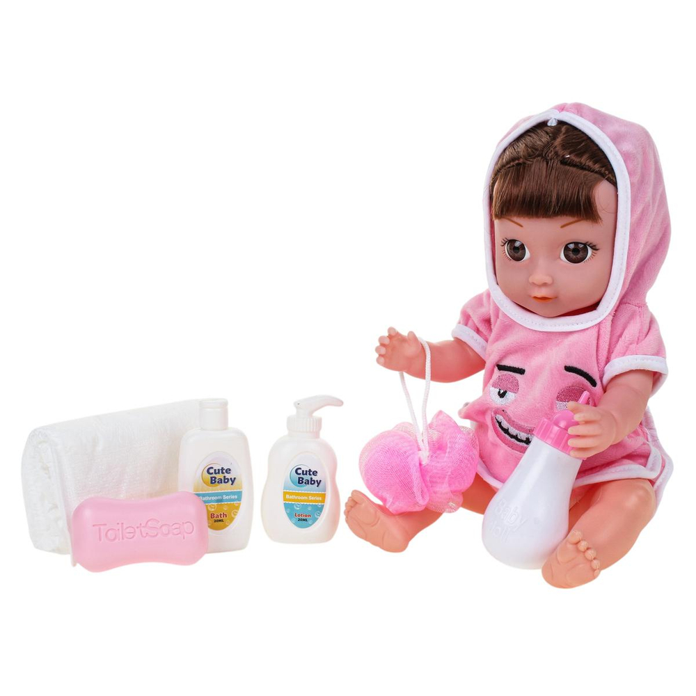 Пупс функциональный с аксесс., коробка SNB1680