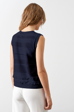 23007 Топ женский (темно-синий)
