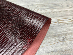 Crocco Bagon Mini Burgundy (0,8-1,0 мм), цв. Бордо, натуральная кожа
