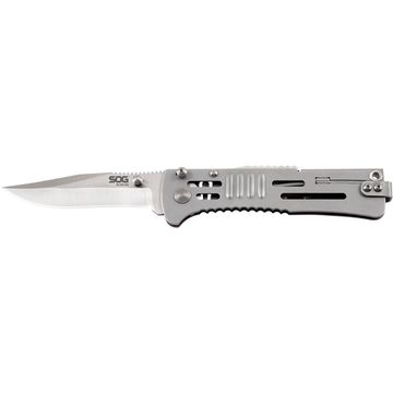 Складной нож SOG, SJ-31 SlimJim c клинком из стали AUS-8, рукоять Stainless Steel 420J2