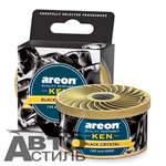 Ароматизатор в банке под сиденье Areon GEL KEN 35гр - Черный кристалл\Black Crystal