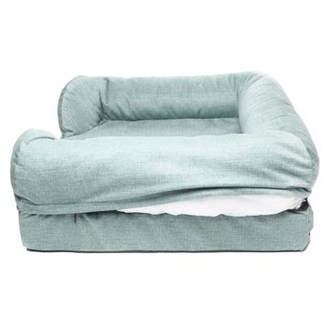 Gamma Лежанка для собак "Трон", голубой, 570*570*190мм