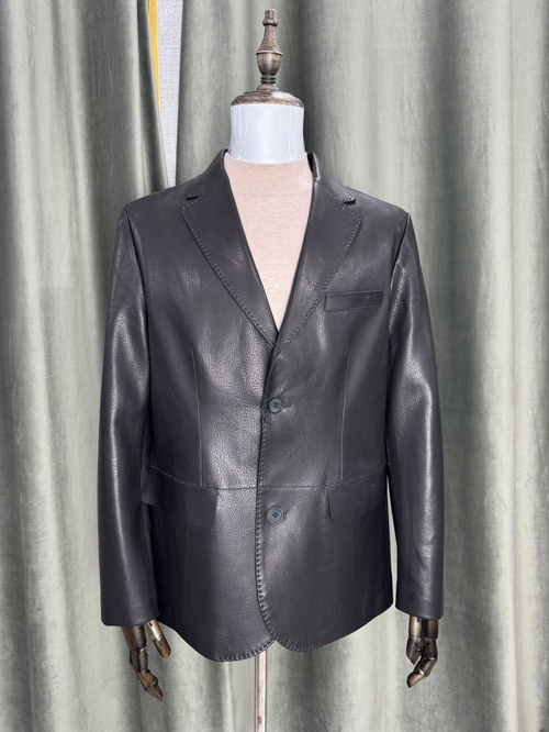 Кожаный пиджак Berluti