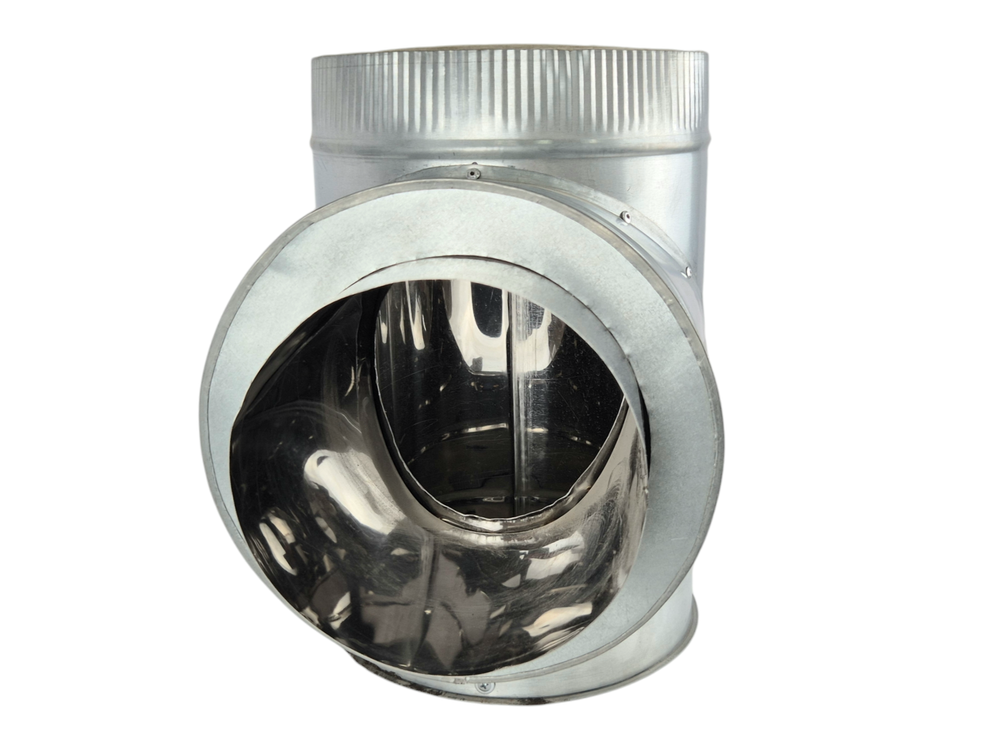 Сэндвич-тройник Ø 150x200 (укороченный) (оцин/нерж)