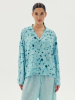 Рубашка пижамная DEW, голубой