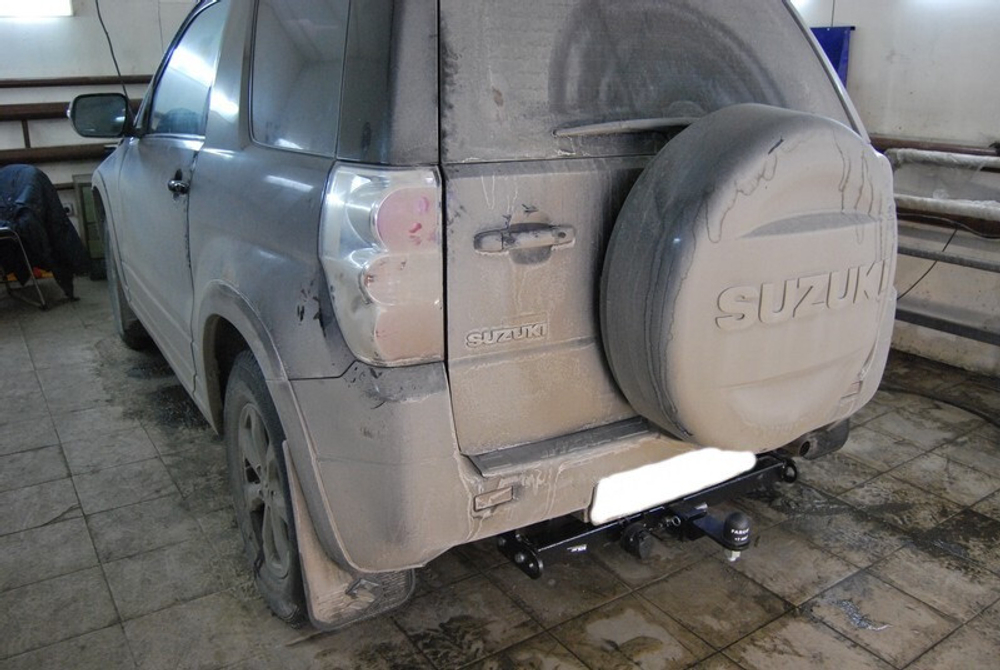 Фаркоп Бизон на Suzuki Grand Vitara FA 0852-E (3 двери, с 2005 по 2014 г.в.) (паспорт и сертификат в комплекте)(без электрики)