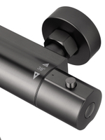 Смеситель для душа с термостатом WONZON & WOGHAND INN 6, Темный графит (WW-B2029-A-BGG)