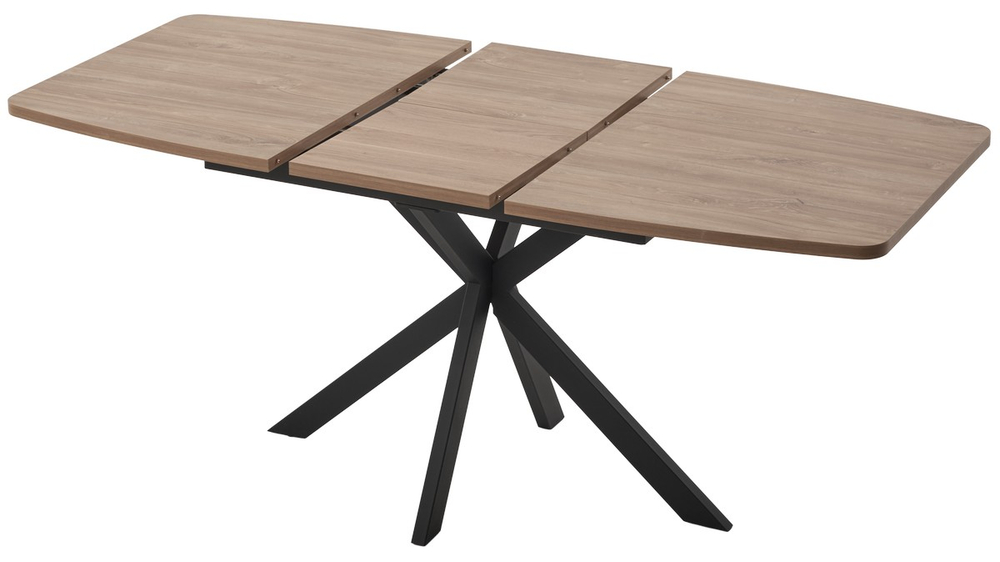 Стол М-City DISAUR Аризона 130 Дуб Кунео, Черный каркас