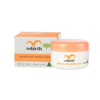 Крем для лица с экстрактом плаценты, витамином Е и Ланолином Rebirth Placenta Anti-Wrinkle Cream 15мл