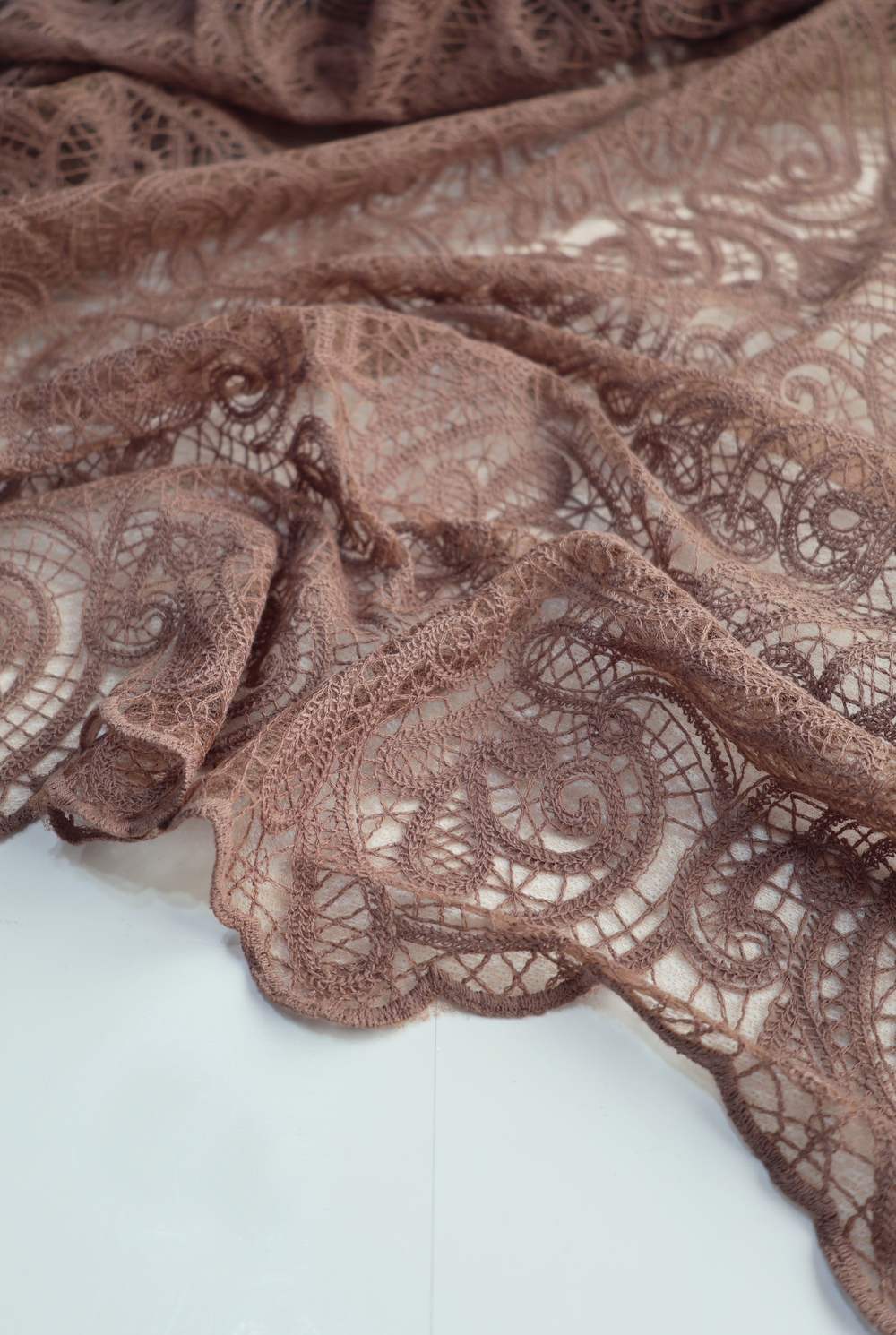 КАКАО - ХБ Вышивка на органзе (1345 Маша) УЦЕНКА!