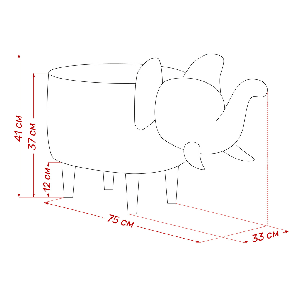 Пуф Leset Slon COMBI