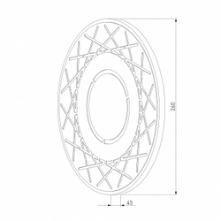 Накладной светильник Eurosvet Ilios 40148/1 LED белый 17W