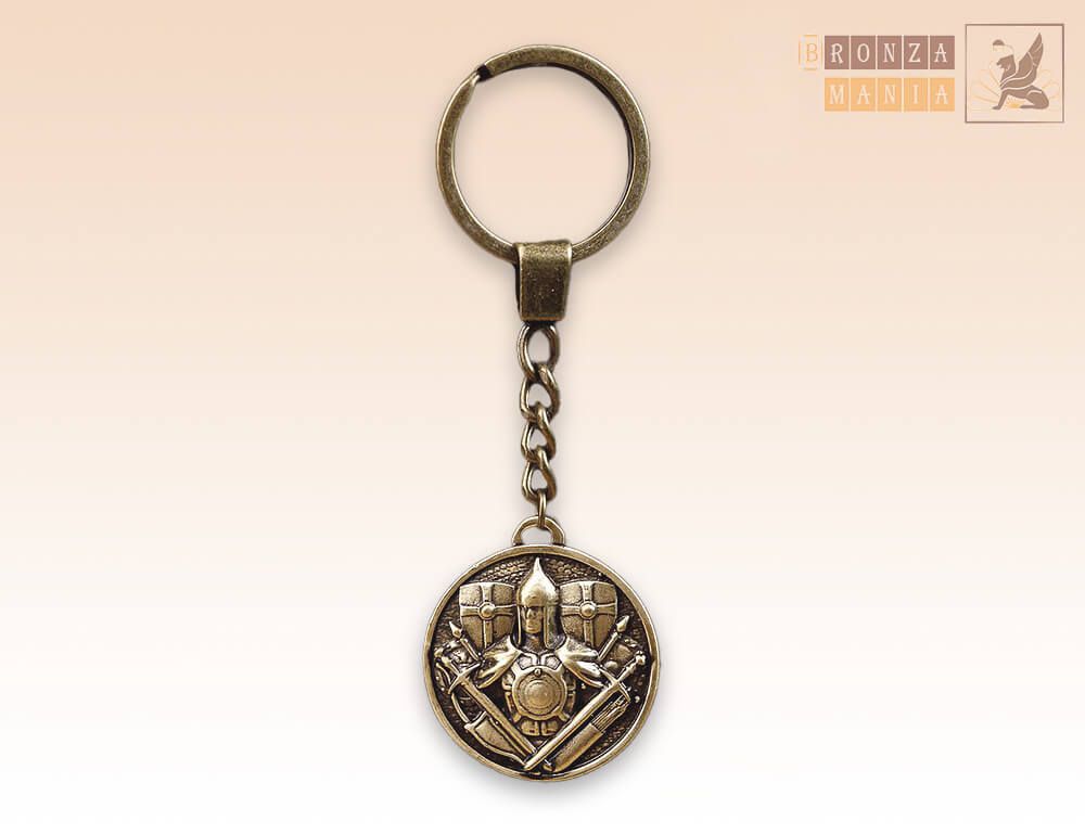 брелок Медальон Богатырь