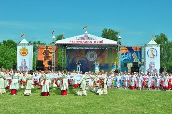 Участие на праздновании Дня Республики в Красноармейском районе