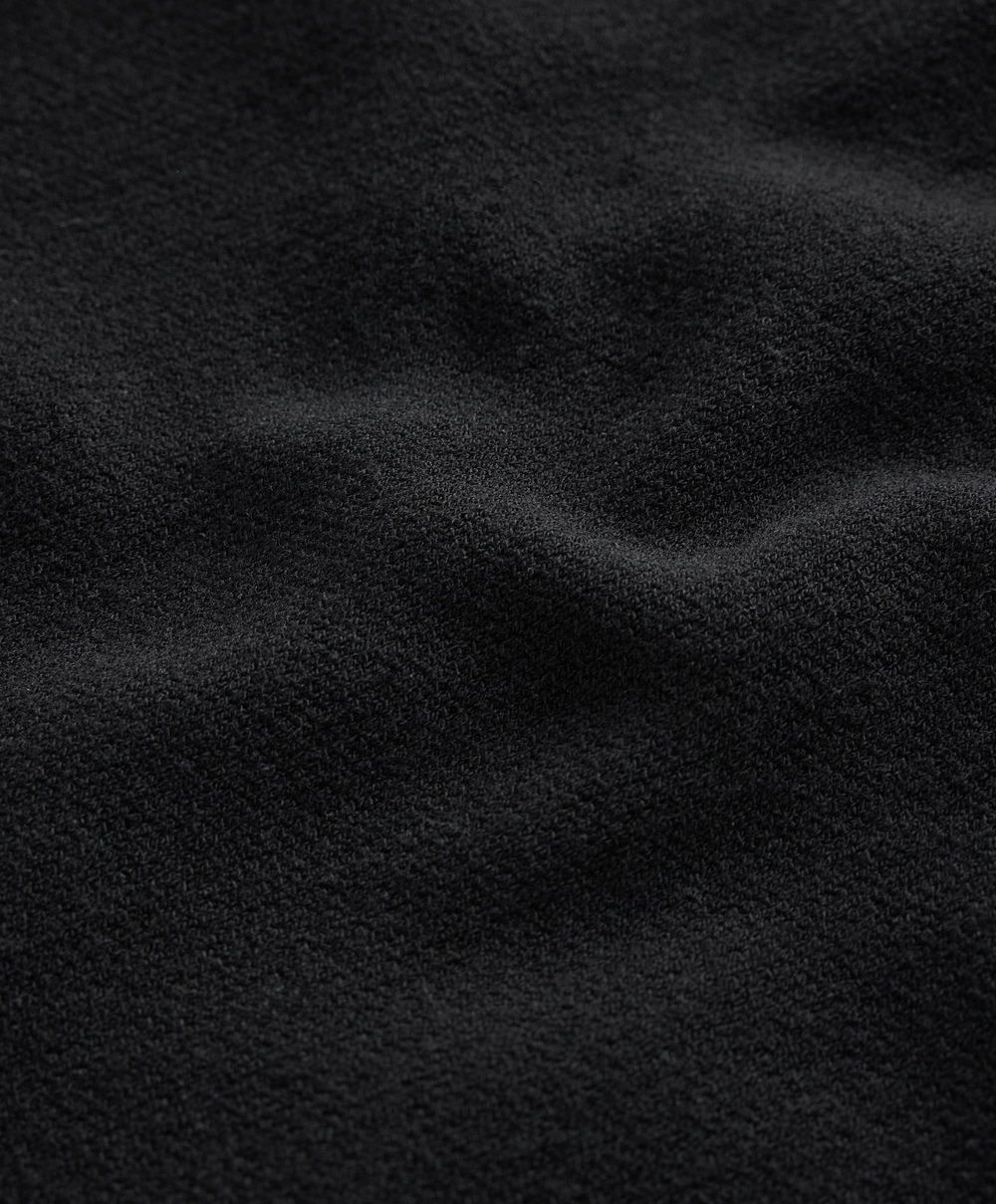 OYSHO Прямые брюки с резинкой по бокам, черный