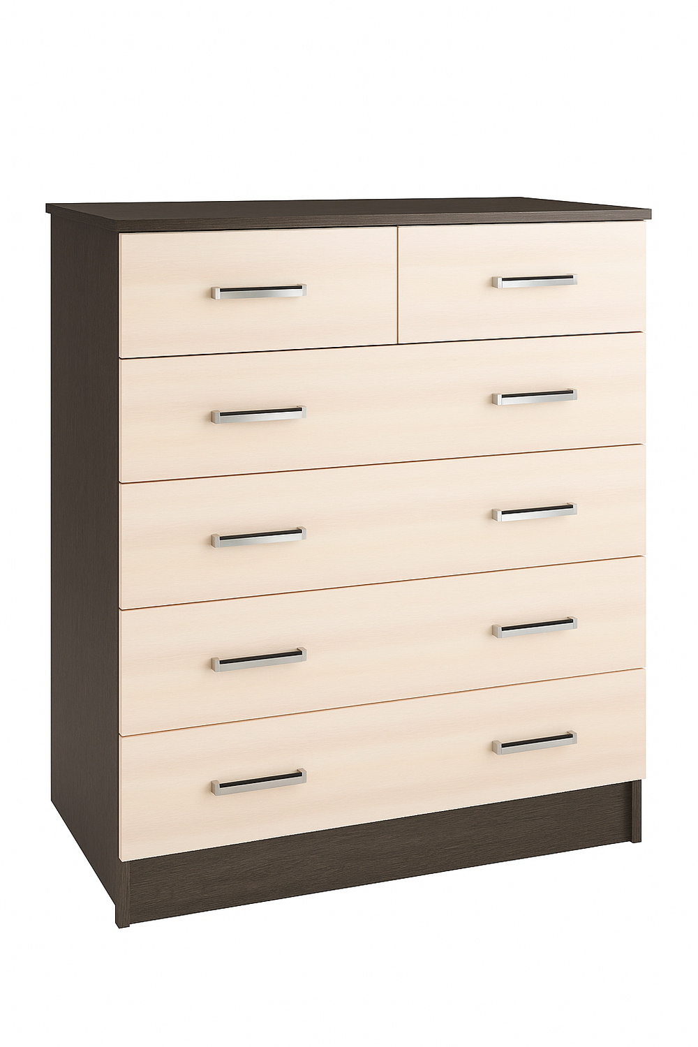 Комод большой Катрин 5, венге/дуб молочный