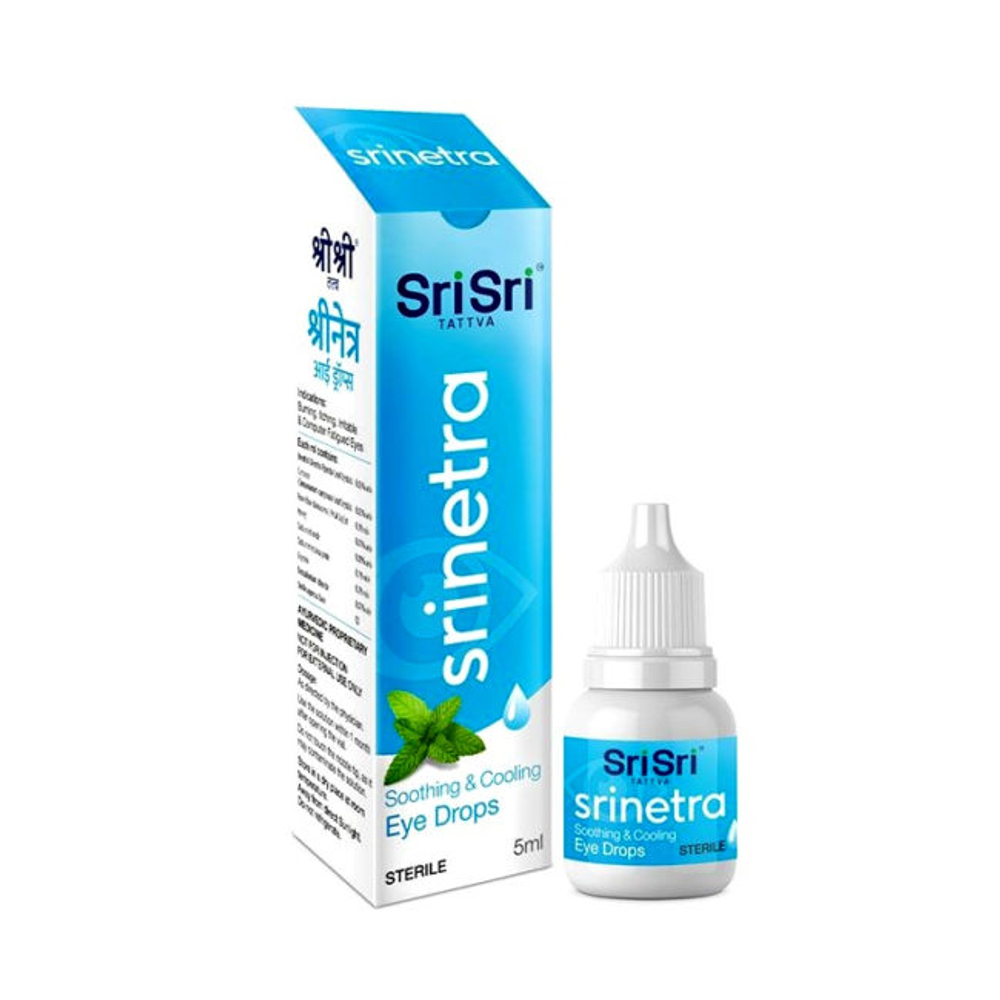 Шринетра: глазные капли (5 мл), Srinetra Eye Drops (Sri Sri Tattva)