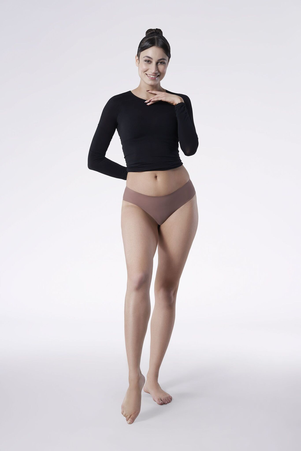 Бесшовные трусики Joy (Размер: M) (Цвет: телесный)