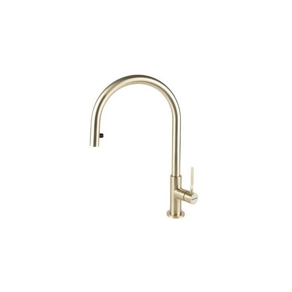 Смеситель Falmec TREVI ROUND PVD GOLD (однорычажный, PVD золото)