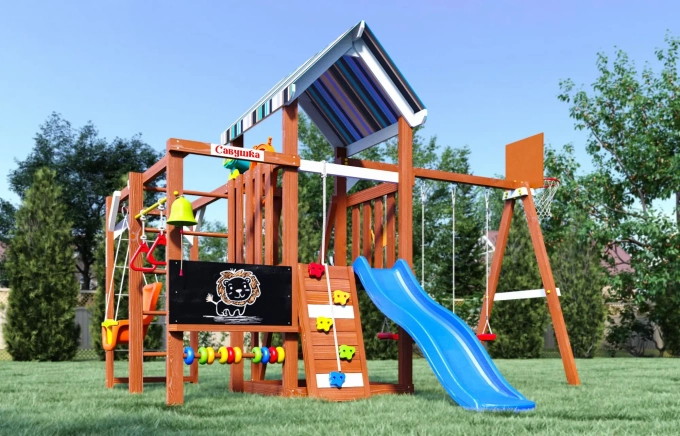 Детская площадка Савушка Тусун - 12 (синий)