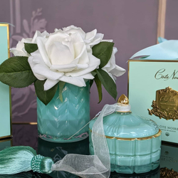 Свеча ароматическая Cote Noire Art Deco Tiffany Blue & Gold