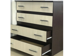 Комод большой Стандарт 6, венге/лоредо
